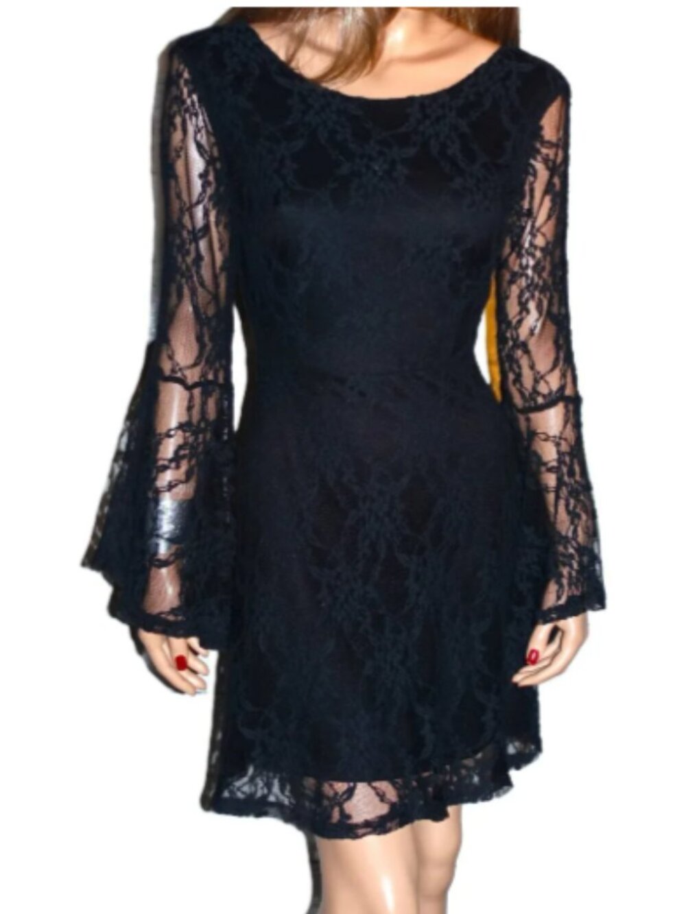 Altar'd State Black Lace Dress M